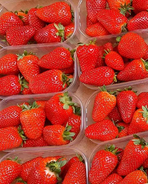Prodotti di stagione: Fragole - Scopri il nostro fruttivendolo con prodotti italiani e di stagione a Milano in Corso San Gottardo